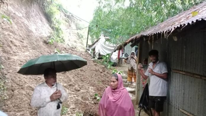 রাঙামাটিতে পাহাড় ধস, খোলা হয়েছে ২১২ আশ্রয়কেন্দ্র
