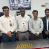 শাহজালাল বিমানবন্দরে ফলের বক্স থেকে ১৬ কেজি স্বর্ণ উদ্ধার