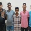 রাঙামাটিতে পুলিশের সাঁড়াশি অভিযান, ১৪ মামলার আসামিসহ গ্রেপ্তার ৮