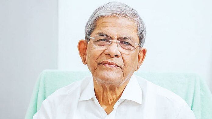 রাষ্ট্রপতি প্রার্থী হিসেবে মির্জা ফখরুলকেই বেছে নিল বিএনপি