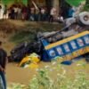রাজনগরে ব্রিজের রেলিং ভেঙে তেলবাহী ট্রাক খাদে, চালক নিহত